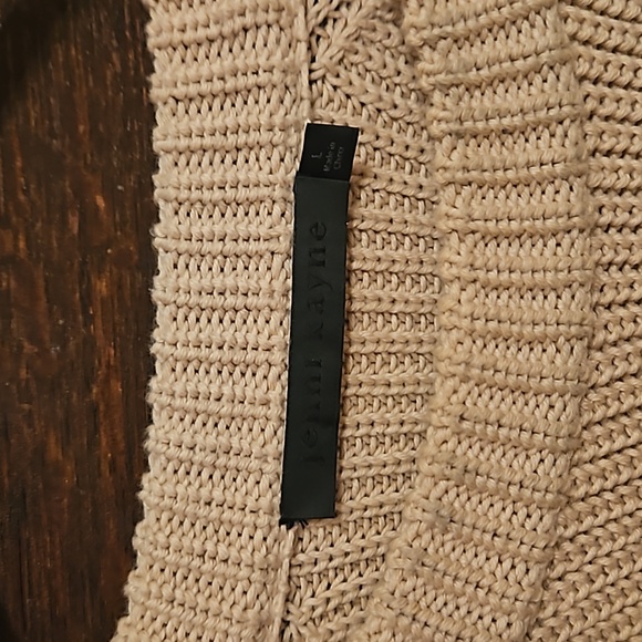 Jenni Kayne Cotton Fisherman Sweater Oatmeal (retail 345$) - Picture 5 of 11